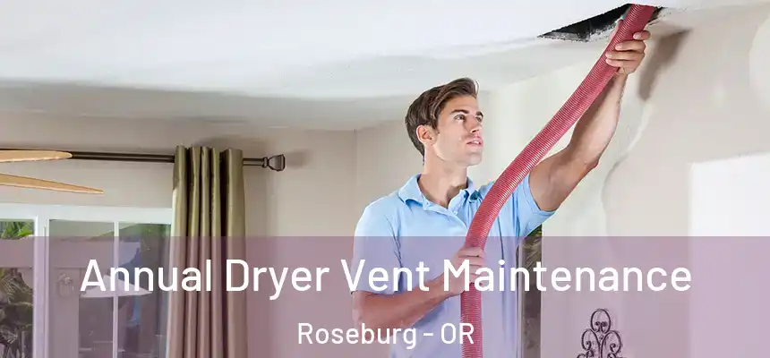 Annual Dryer Vent Maintenance Roseburg - OR