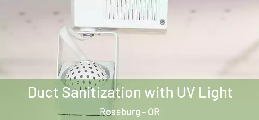  Duct Sanitization with UV Light Roseburg - OR