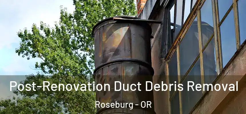  Post-Renovation Duct Debris Removal Roseburg - OR